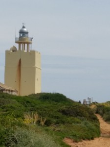 Conil port lighthouse
