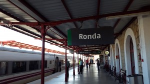 Our Train at Ronda