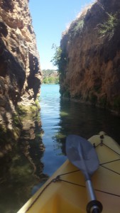 Through the canyon