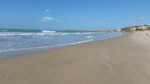 Deserted beach...